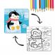 Детский пазл-раскраска Пингвин DoDo 300122, 2в1 21305836 фото 2