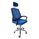 Крісло офісне Bonro B-6200 синє 7000402 фото 2