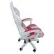 Крісло геймерське Bonro Lady 807 рожево-біле 7000218 фото 8