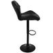 Барный стул со спинкой Bonro Bn-087 черный (черное основание) 7000614 фото 17
