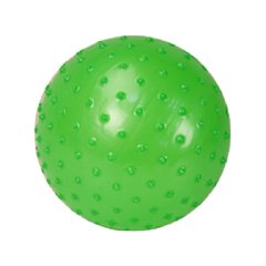 Мяч резиновый Bambi с шипами, 12 см (Зеленый) 21300540 фото