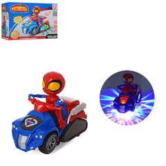 Детский игрушечный мотоцикл HG-789-90 трансформер 18см (Spider-Man) 21307732 фото