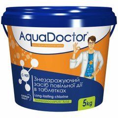 Дезинфектант на основе хлора длительного действия AquaDoctor C-90T, 5 кг, 002489 20502007 фото