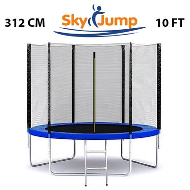 Батут Skyjump 10 фт., 312 см.з защитной сеткой - Лучшая Цена! 22600034 фото