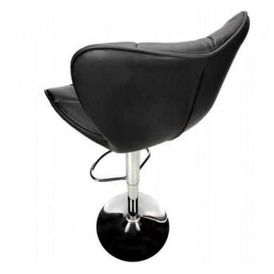 Барный стул со спинкой Bonro Bn-087 черный 7000615 фото