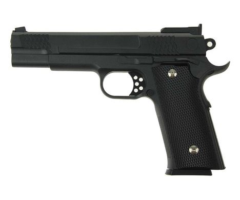 G20 Страйкбольний пістолет Браунінг Browning HP метал чорний 20500083 фото