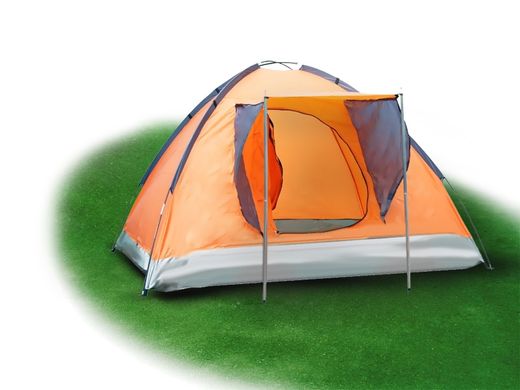 Палатка 3-х местная Mountain Outdoor Skyroc 213*197*133 см, Цвет: оранжевый 580335 фото