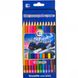 Детские эластичные карандаши для рисования с резинкой CR-777L 12 цветов 21302140 фото 5