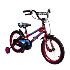 Велосипед дитячий 2-х колісний 16" 211606 (RL7T) Like2bike Rider, вишневий, рама сталь, з дзвінком 21300391 фото