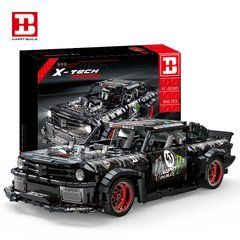 G478310-YCQC005 Конструктор гоночный автомобиль Ford Mustang Hoonicorn 1655 деталей серая картонная упаковка 20502214 фото