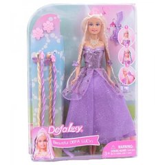 Кукла типа Барби в платье DEFA 8182 с аксессуарами (Фиолетовый) 21303911 фото