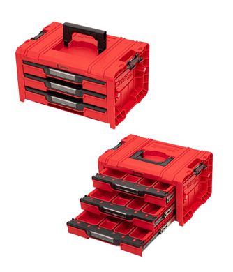 Набор инструментов для ящиков Qbrick System PRO Drawer Workshop Set 3 2.0 RED (5901238258353) 22500287 фото