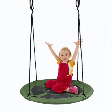 Гойдалка для дітей «Гніздо лелеки» Just Fun (зелена) 20200398 фото
