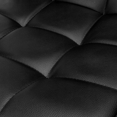 Барний стілець зі спинкою Bonro Bn-0106 чорний з чорною основою 7000616 фото