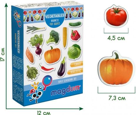 Набор магнитов Magdum "Овощи" ML4031-12 EN 21304161 фото