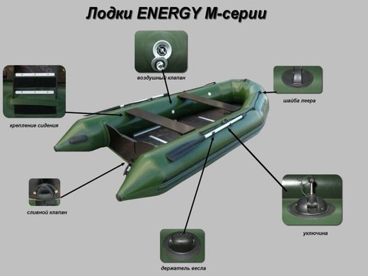 Надувний човен Energy M-370 1120008 фото