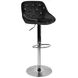 Барный стул со спинкой Bonro B-0741 велюр серый 7000092 фото 1