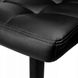 Барний стілець зі спинкою Bonro Bn-0106 чорний з чорною основою 7000616 фото 5