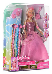 Кукла типа Барби в платье DEFA 8182 с аксессуарами (Розовый) 21303912 фото