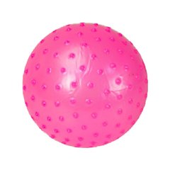 Мяч резиновый Bambi с шипами, 12 см (Розовый) 21300542 фото
