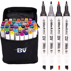 Набір скетч-маркерів 48 кольорів BV800-48 у сумці 21302292 фото