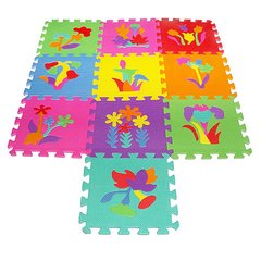 Дитячий ігровий килимок мозаїка Рослини M 0386 матеріал EVA 21306705 фото