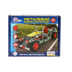 Детский Конструктор металлический "Ретро автомобиль" ТехноК 4821TXK, 284 детали 21303712 фото