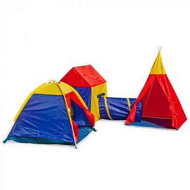 Дитяча палатка 5 в 1 Iglo + Wigwam + Тунель+Будиночок - 8906 20200399 фото