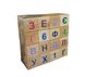 Деревянные кубики с алфавитом 11201 цветная азбука 21303812 фото