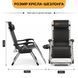 Усиленный шезлонг до 150 кг LEOBRO Zero Gravity Premium Brown Rattan (LB-1119) 22500086 фото 3