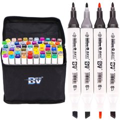Набір скетч-маркерів 60 кольорів BV800-60 у сумці 21302293 фото