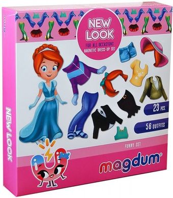 Набор магнитов Magdum "Кукла с одеждой New look" ML4031-14 EN 21304163 фото