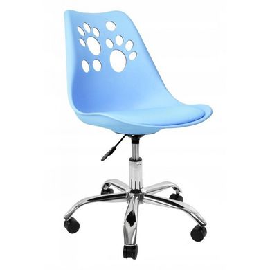 Крісло офісне, комп&apos;ютерне Bonro B-881 голубе 7000222 фото