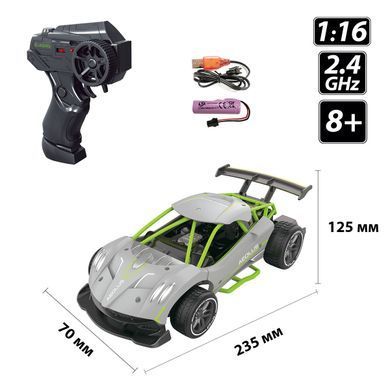 SL-284RHG Автомобиль Speed Racing Drift с р/к Aeolus серый, акум.3,7V 1:16 20501151 фото