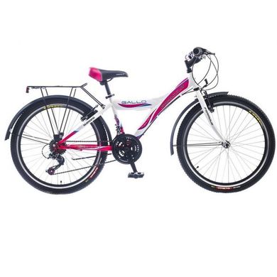 Велосипед 24 Formula GALLO 14G Vbr St з багажн. біло-рожевий 2016 1890182 фото