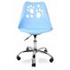 Кресло офисное, компьютерное Bonro B-881 голубое 7000222 фото 3