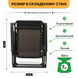 Раскладное кресло-шезлонг LEOBRO Zero Gravity Premium Brown Rattan (LB-ZGC-G2-RB) 22500037 фото 11