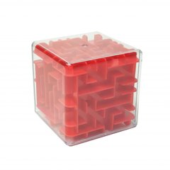 Головоломка 3D-лабиринт F-1 куб (Красный) 21300194 фото