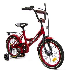 Велосипед дитячий 2-х колісний 16" 211615 (RL7T) Like2bike Sky, бордовий, рама сталь, з дзвінком 21300394 фото