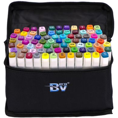 Набір скетч-маркерів 80 кольорів BV800-80 у сумці 21302294 фото