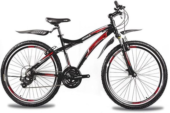 Велосипед алюминий Premier General 17 черн с красн-бел 1080061 фото