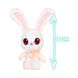 906785 Мягкая игрушка Peekapets – белый кролик 20500890 фото 6