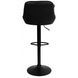 Барный стул со спинкой Bonro B-074 черный (черное основание) 7000095 фото 6