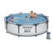 56408 Бассейн каркасный в комплекте Steel Pro MAX 3.05m x 76cm Pool Set с фильтр-насосом 20501202 фото 1
