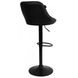 Барный стул со спинкой Bonro B-074 черный (черное основание) 7000095 фото 5