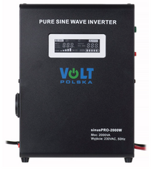 Гибридный ИБП/инвертор Volt Polska SINUS PRO 2000 W 24/230V 1400/2000W (3SP200024W) 22500241 фото