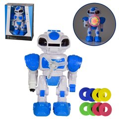 Іграшка робот на радіокеруванні 612AB зі звуковими ефектами (Синій) 21306408 фото