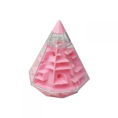 Головоломка 3D-лабіринт F-4 Піраміда (Рожевий) 21300195 фото