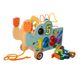 Дитяча розвиваюча іграшка на колесах MD 1256 дерев'яна 21307537 фото 3