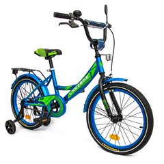 Велосипед дитячий 2-х колісний 18" 211802 (RL7T) Like2bike Sky, блакитний, рама сталь, з дзвінком 21300396 фото